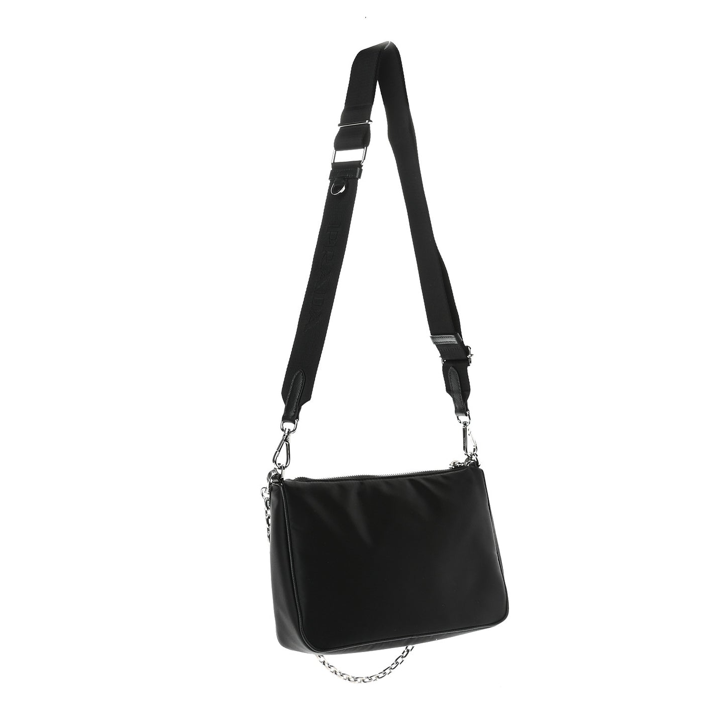 Nylon Shoulder Bag Black