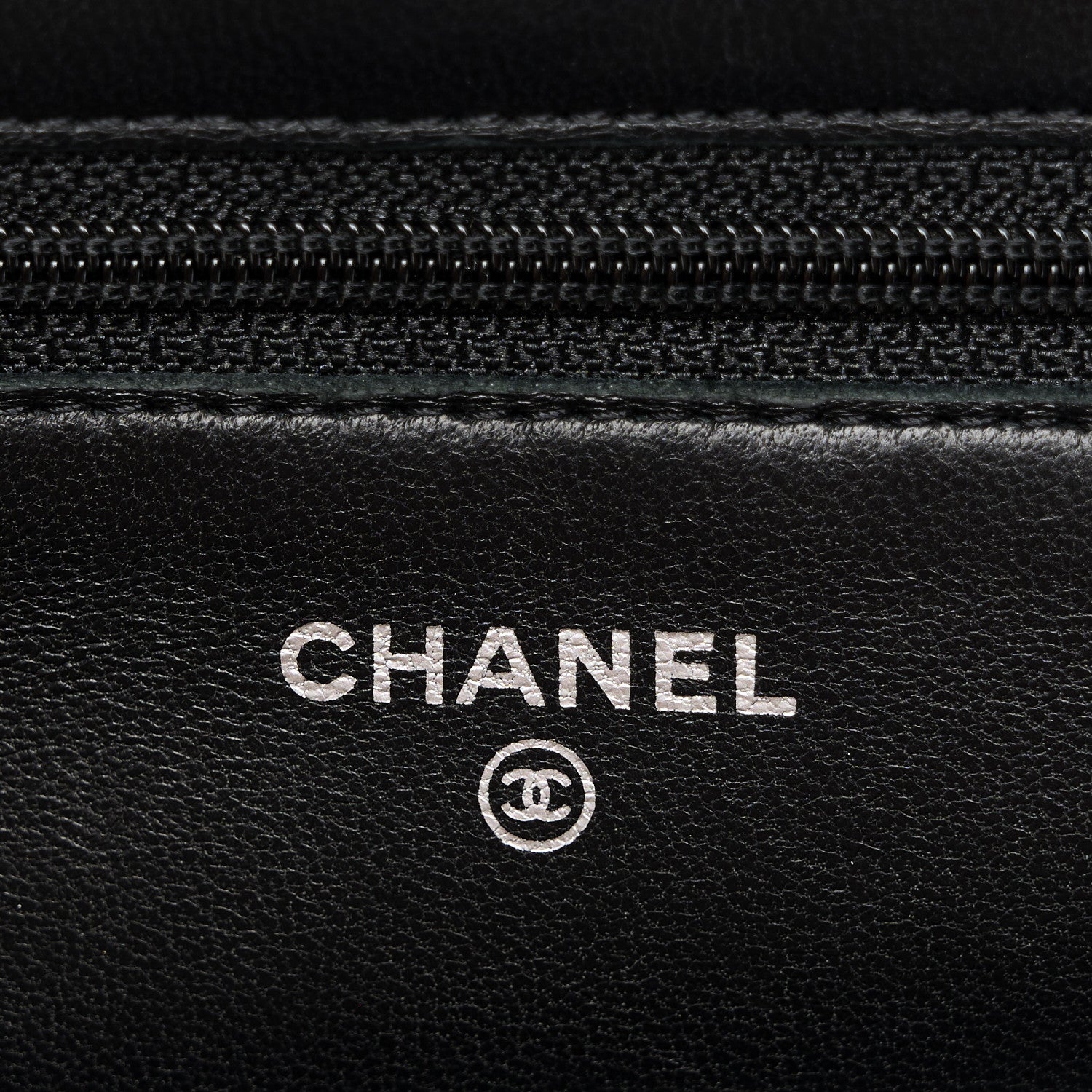 Chanel Lambskin Quilted Wallet On Chain WOC Black 6 of 11