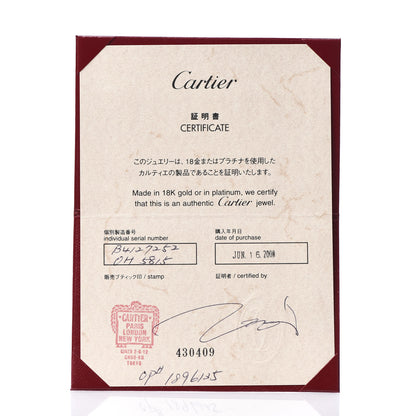 Cartier 18K White Gold Diamond Maillon Panthere 3 Half Rows Paved Ring 52 6 7 of 7