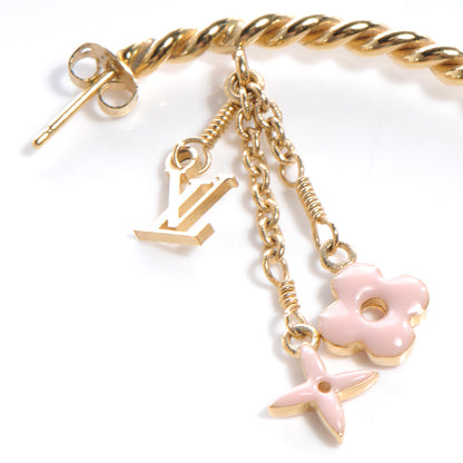 Louis Vuitton Sweet Monogram Creole Hoop Earrings 3 of 5