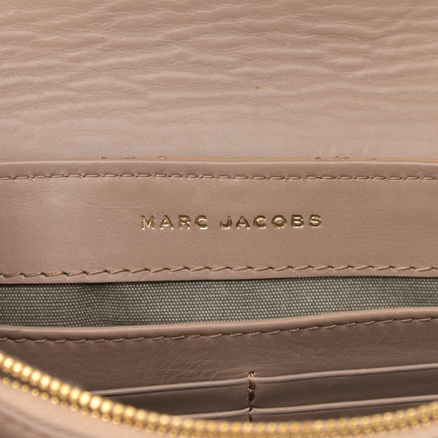 Patent Quilted Crossbody The Small Single Flap Beige