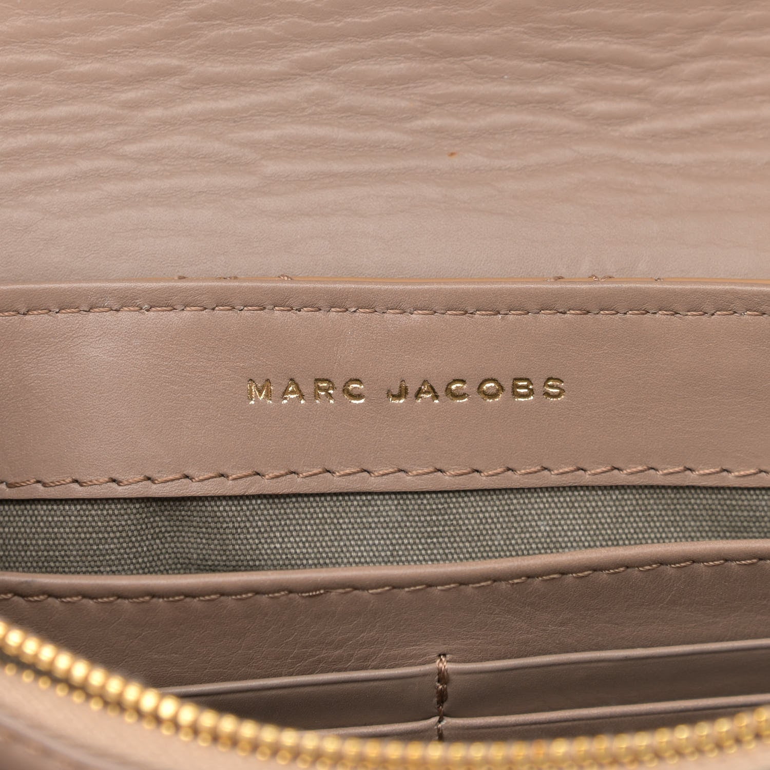 Marc Jacobs Patent Quilted Crossbody The Small Single Flap Beige 6 of 11