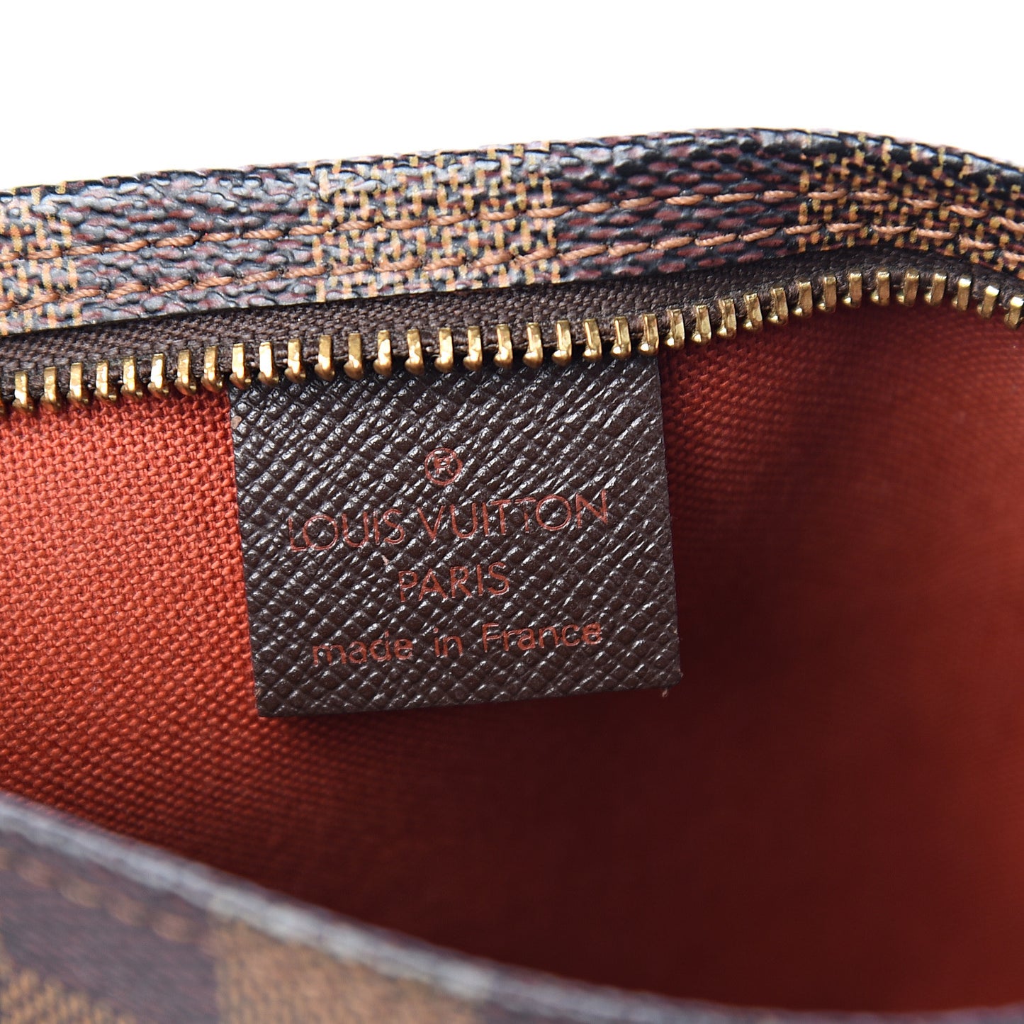 Damier Ebene Trousse Make Up Bag Pochette