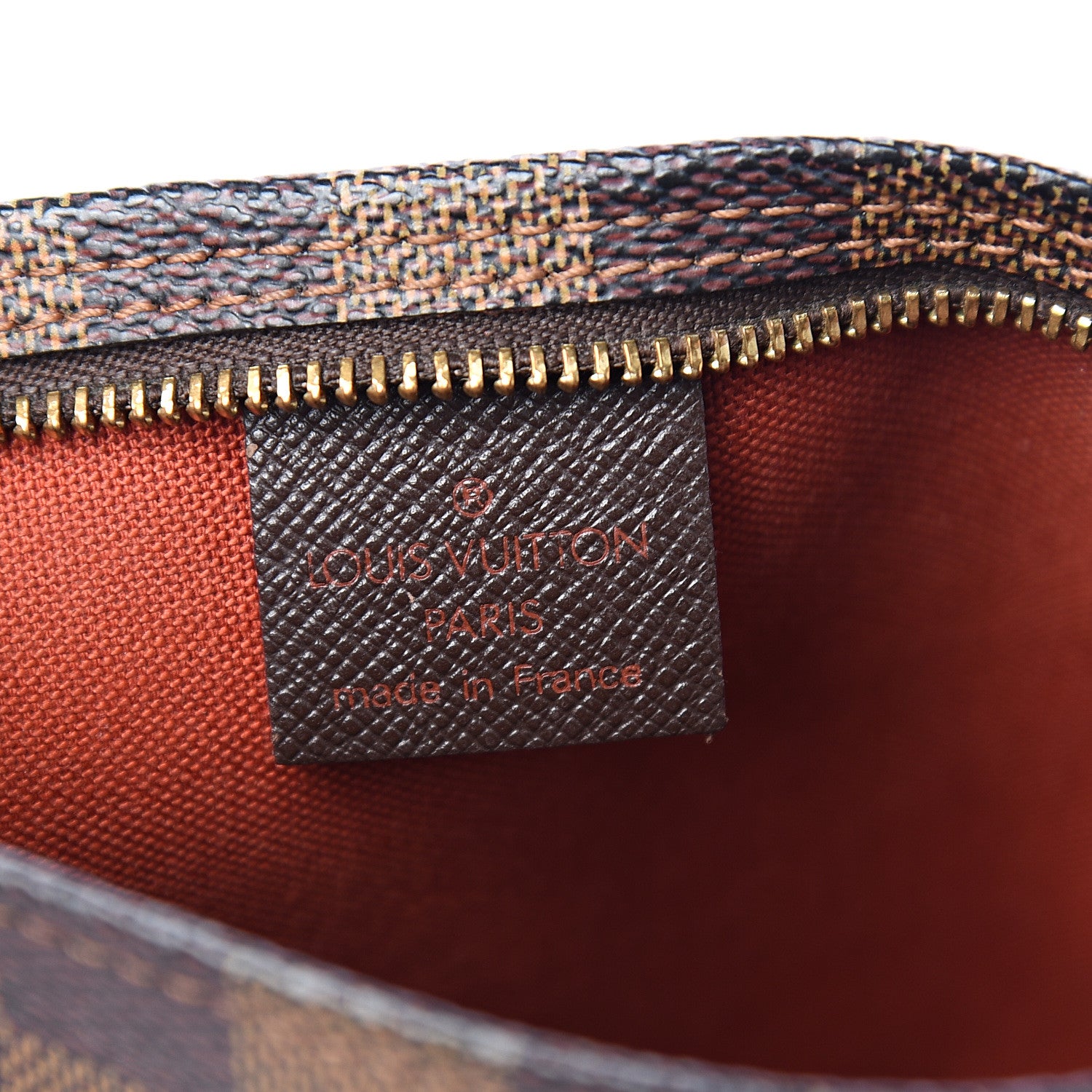 Louis Vuitton Damier Ebene Trousse Make Up Bag Pochette 5 of 12
