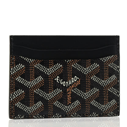Goyard Goyardine Saint Sulpice Card Holder Black 2 of 3