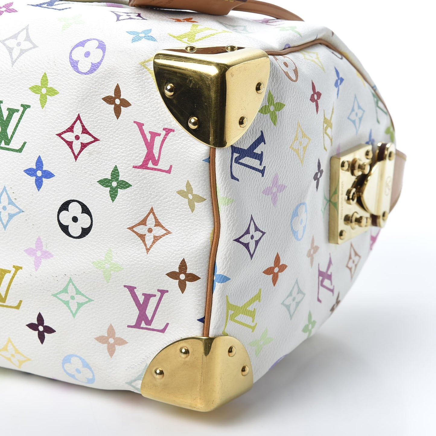 Monogram Multicolor Speedy 30 White