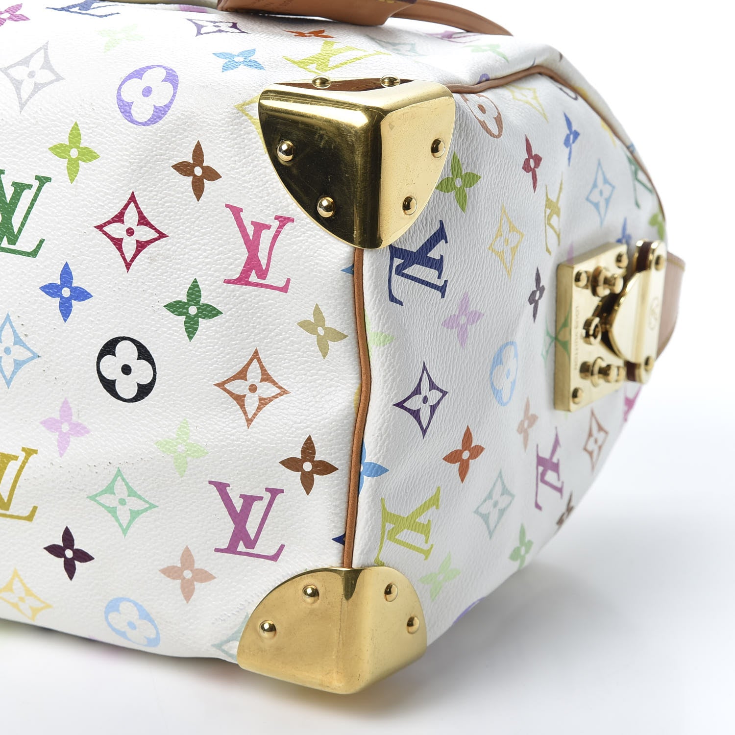 Louis Vuitton Monogram Multicolor Speedy 30 White 6 of 8