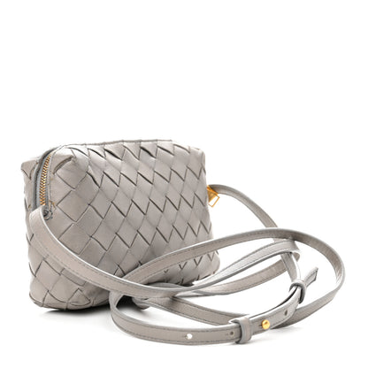 Bottega Veneta Nappa Intrecciato Nodini Mini Crossbody Grey 3 of 16