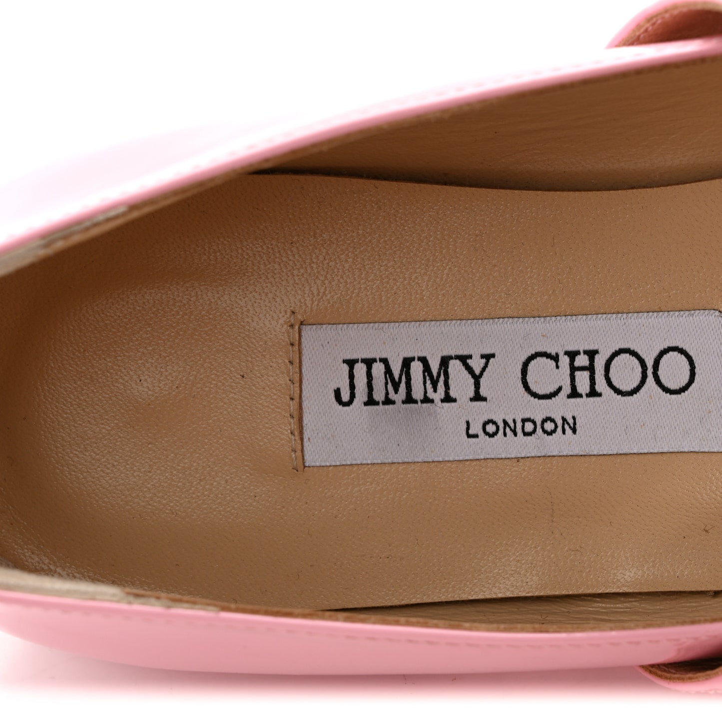 Patent Crystal Goodwin Ballerina Flats  37 Pink