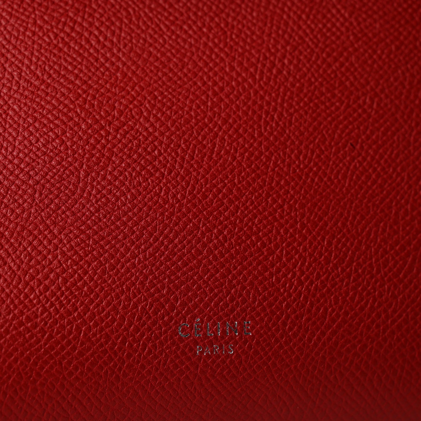 Baby Grained Calfskin Micro Belt Bag Coquelicot