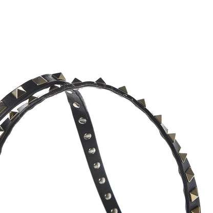 Valentino Garavani Vitello Medium Rockstud Tote Black 10 of 11