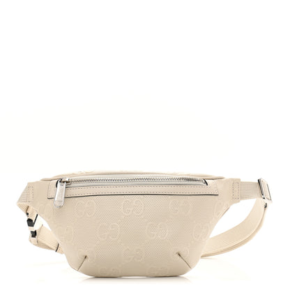 Gucci Calfskin GG Tennis Embossed Belt Bag Mystic White 1 of 10