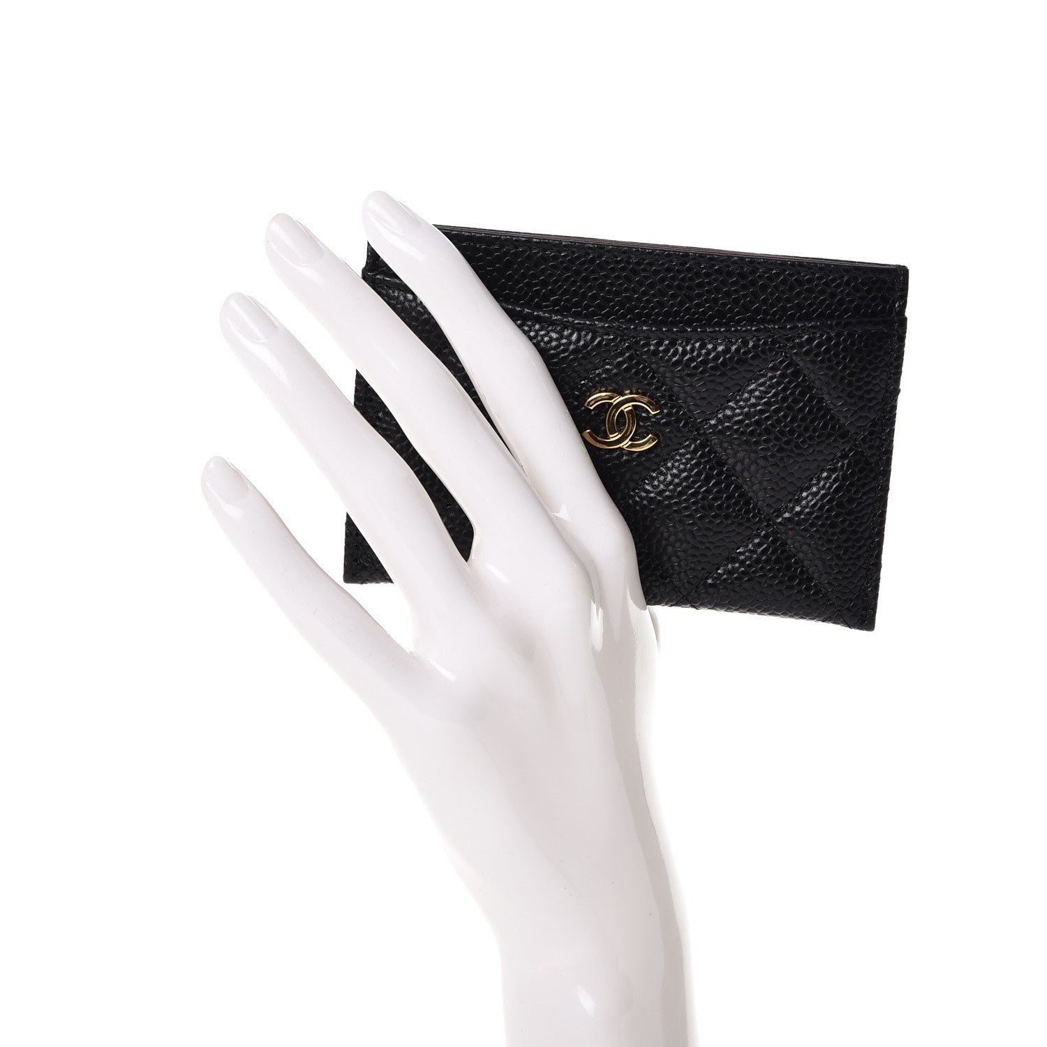 Chanel Caviar Quilted Card Holder Black 2 of 9