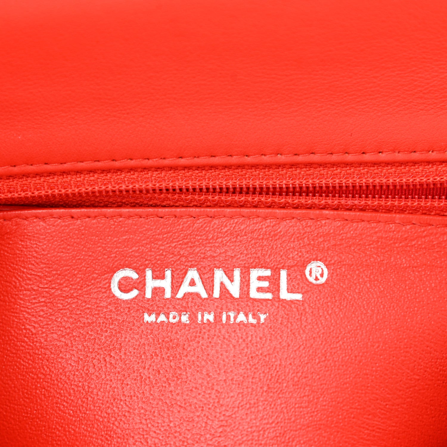 Chanel Patent Quilted Mini Square Flap Red 7 of 10