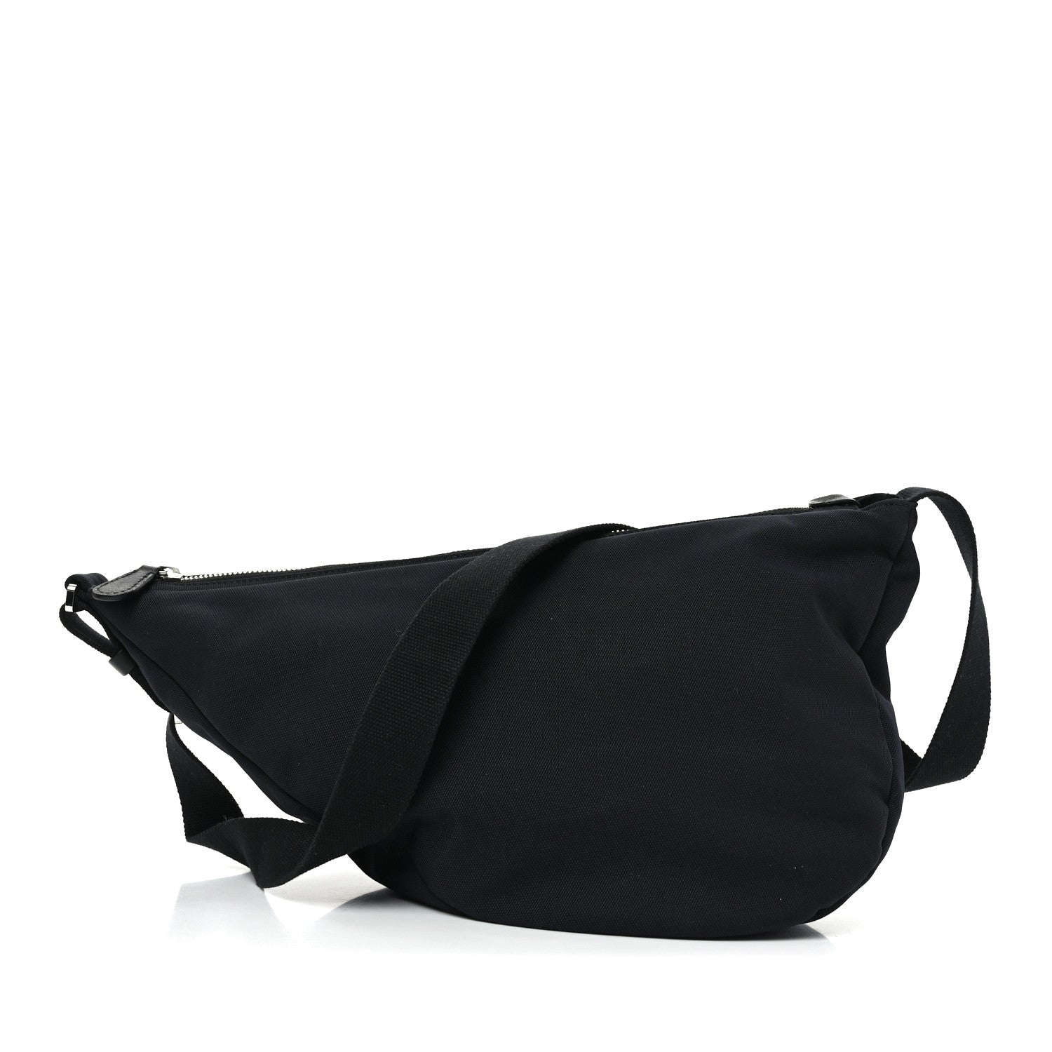 The Row Nylon Slouchy Banana Two Bag Black 1 of 9