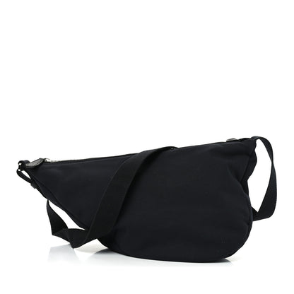 The Row Nylon Slouchy Banana Two Bag Black 1 of 9
