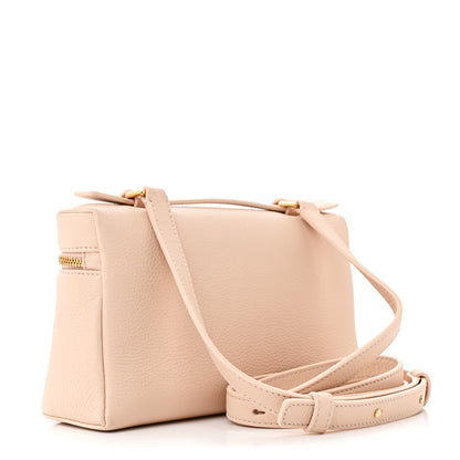 Loro Piana Grained Calfskin L19 Extra Pocket Pouch Creamed Honey 3 of 12