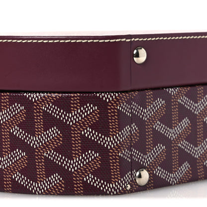 Goyard Goyardine Alto Hatbox Burgundy 8 of 9