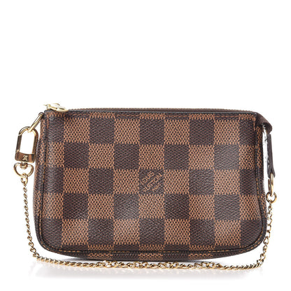 Louis Vuitton Damier Ebene Mini Pochette Accessories 1 of 9