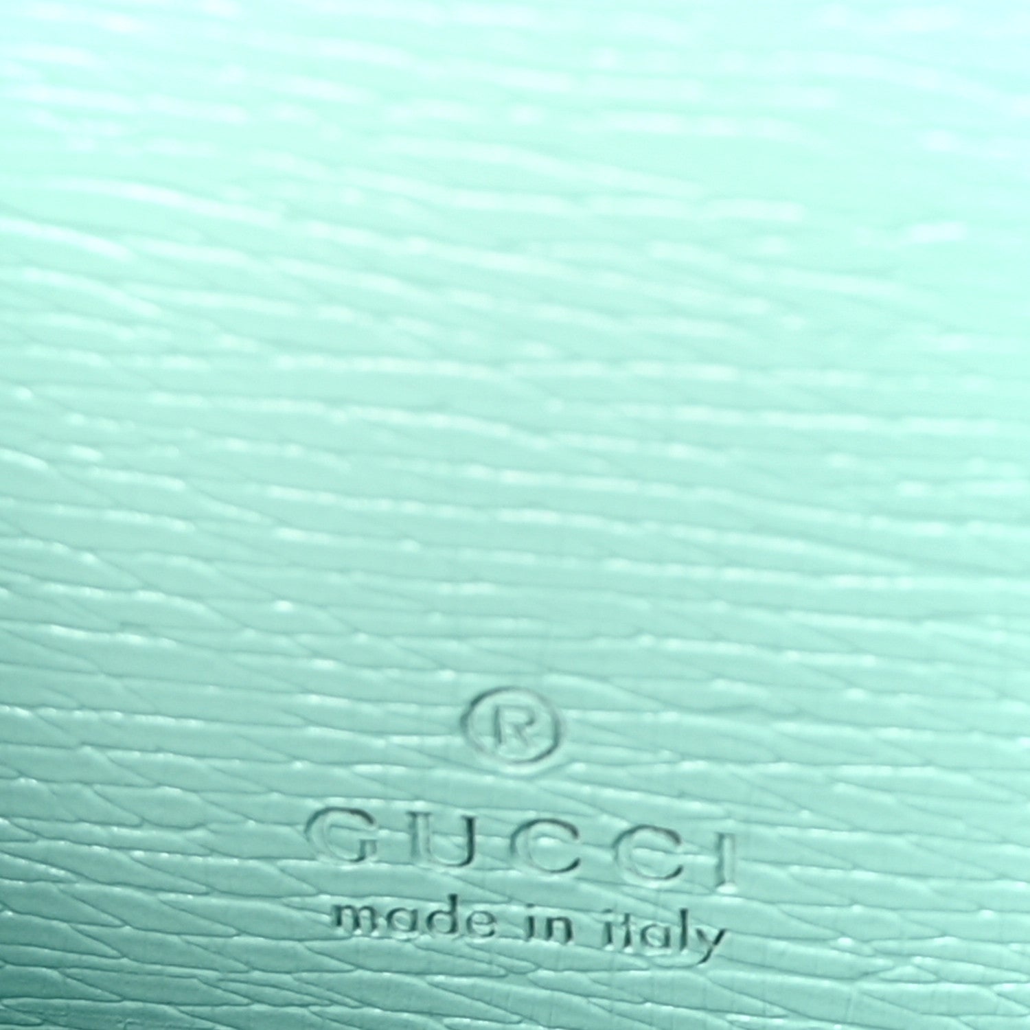 Gucci X PIKARAR Textured Dollar Calfskin Animal Print Zip Around Wallet Green 6 of 8