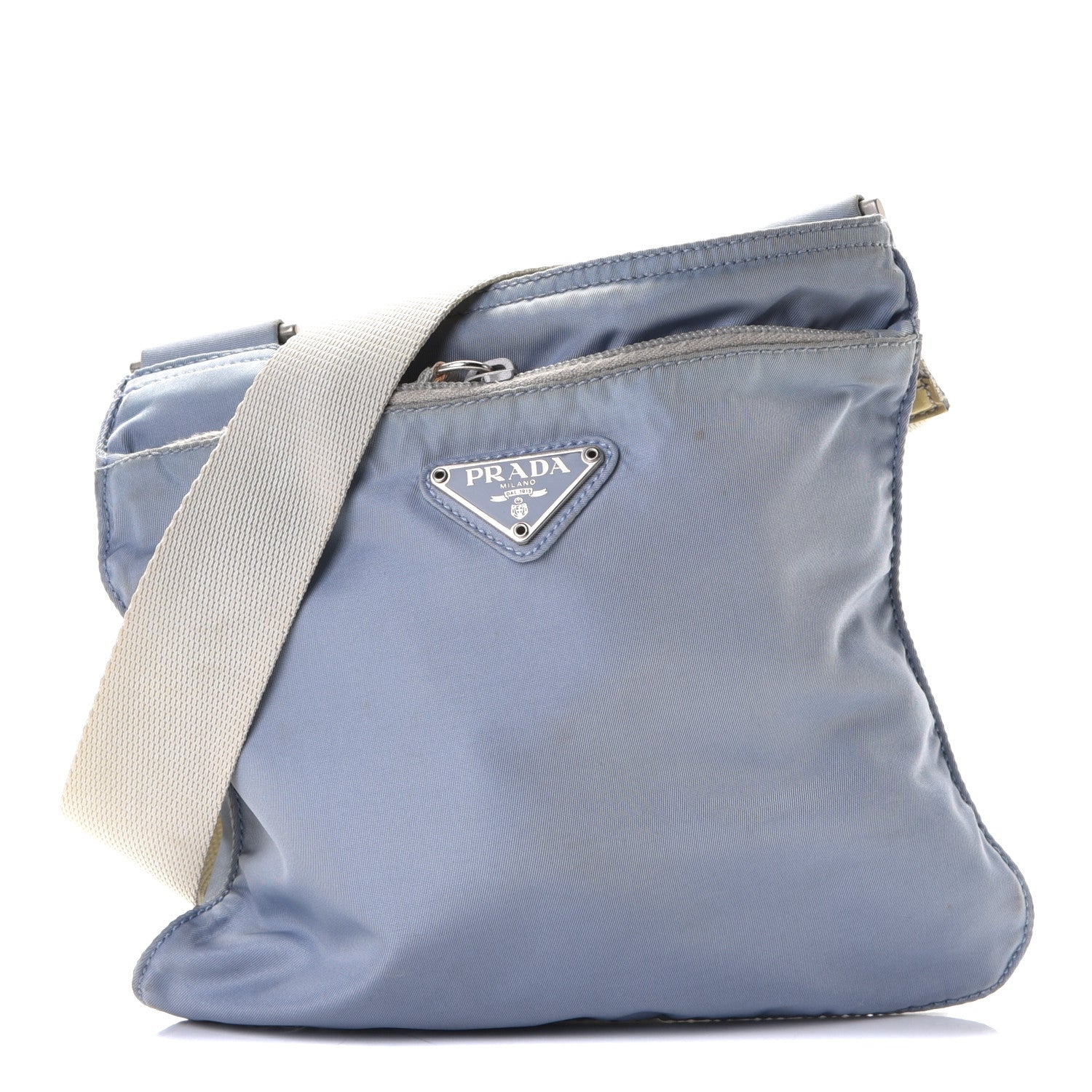 Prada Tessuto Nylon Flat Messenger Bag Astrale 1 of 8