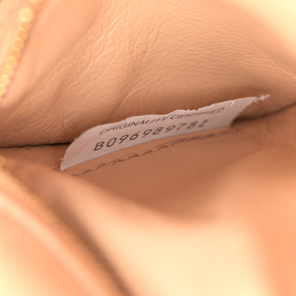 Bottega Veneta Lambskin Maxi Intrecciato Cassette Crossbody Bag Almond 7 of 13