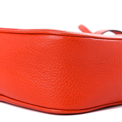 Gucci Pebbled Calfskin Small Soho Disco Bag Sun Orange 9 of 14