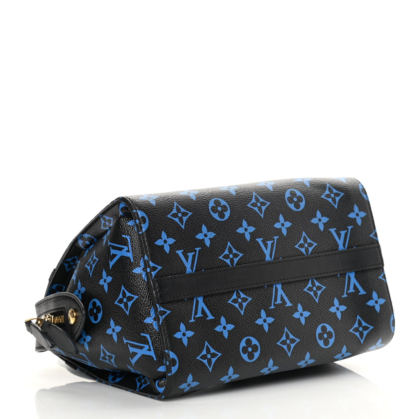 Colored Monogram Speedy Amazon PM Blue Black