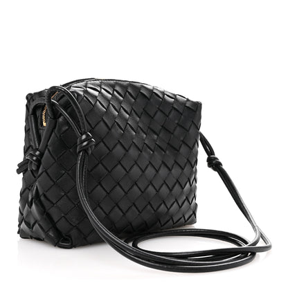 Bottega Veneta Nappa Intrecciato Medium Loop Camera Bag Black 3 of 9