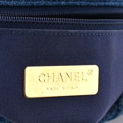 Chanel Denim Quilted Large Chanel 19 Flap Blue 6 of 11
