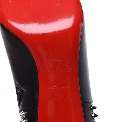 Christian Louboutin Calfskin Hongroise 85 Ankle Boots 36.5 Black 9 of 10