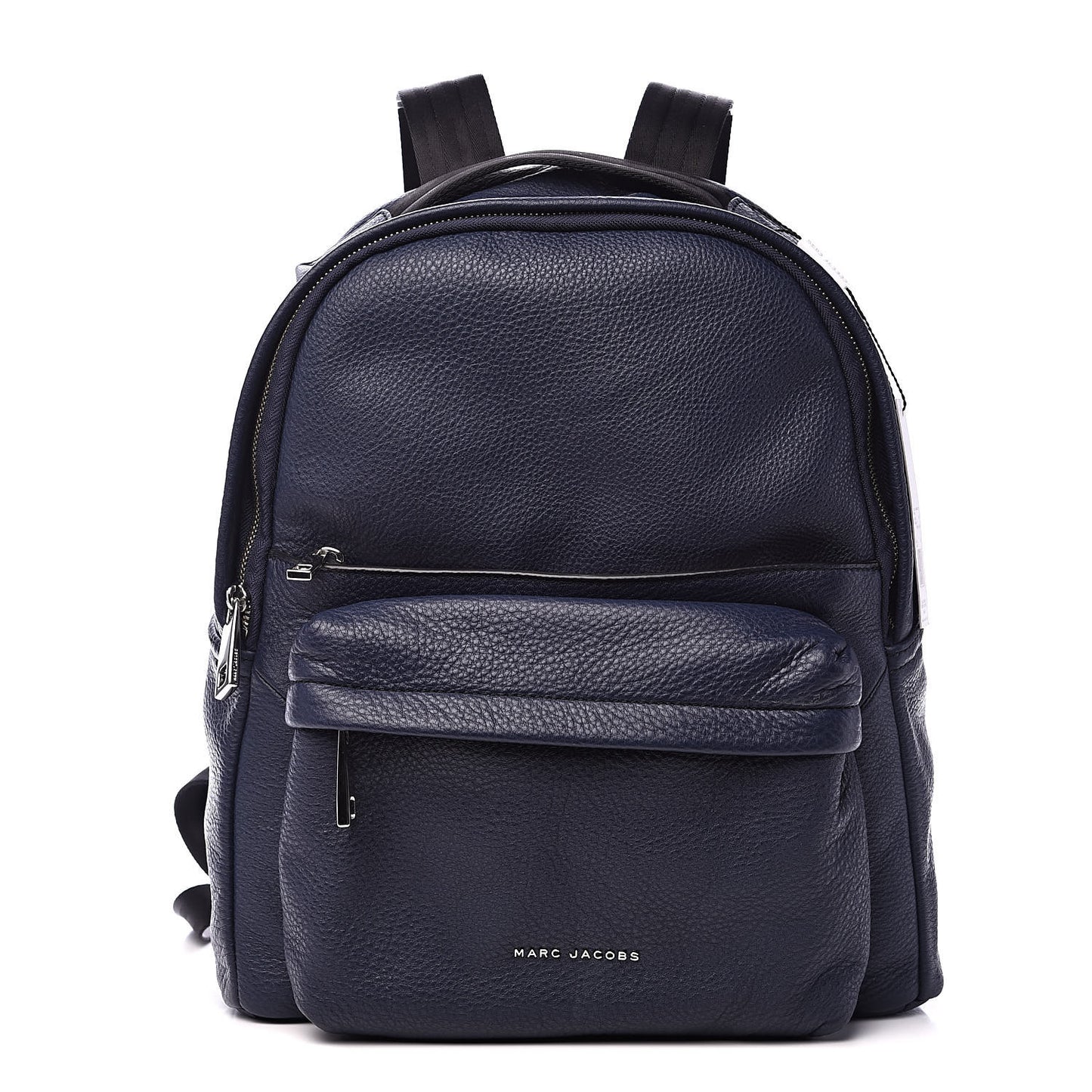 Pebbled Calfskin Varsity Backpack French Navy