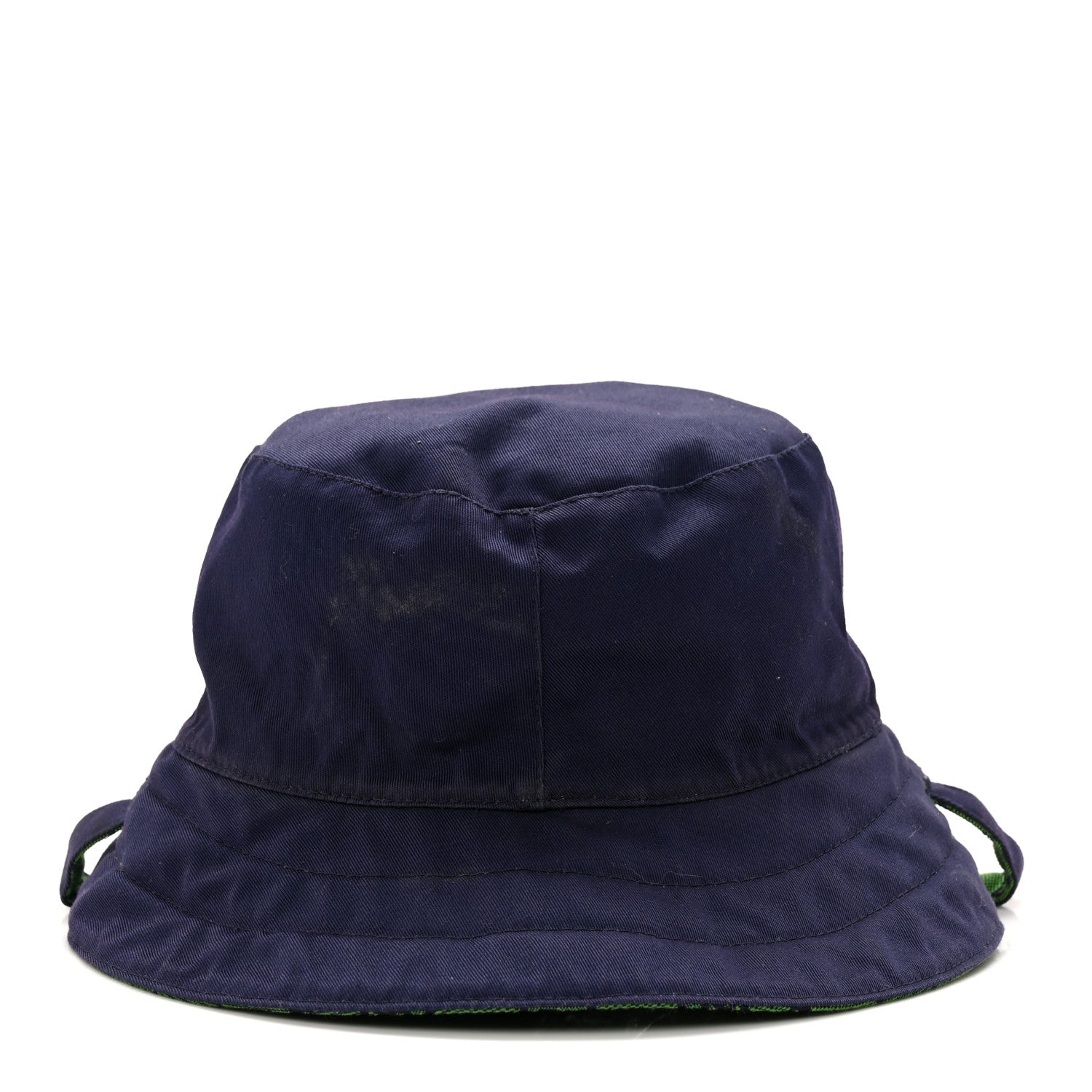 Gucci Monogram Multicolor Reversible Self-Tie Bucket Hat S Green Blue 5 of 16
