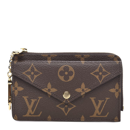 Louis Vuitton Monogram Recto Verso Card Holder Black 1 of 7