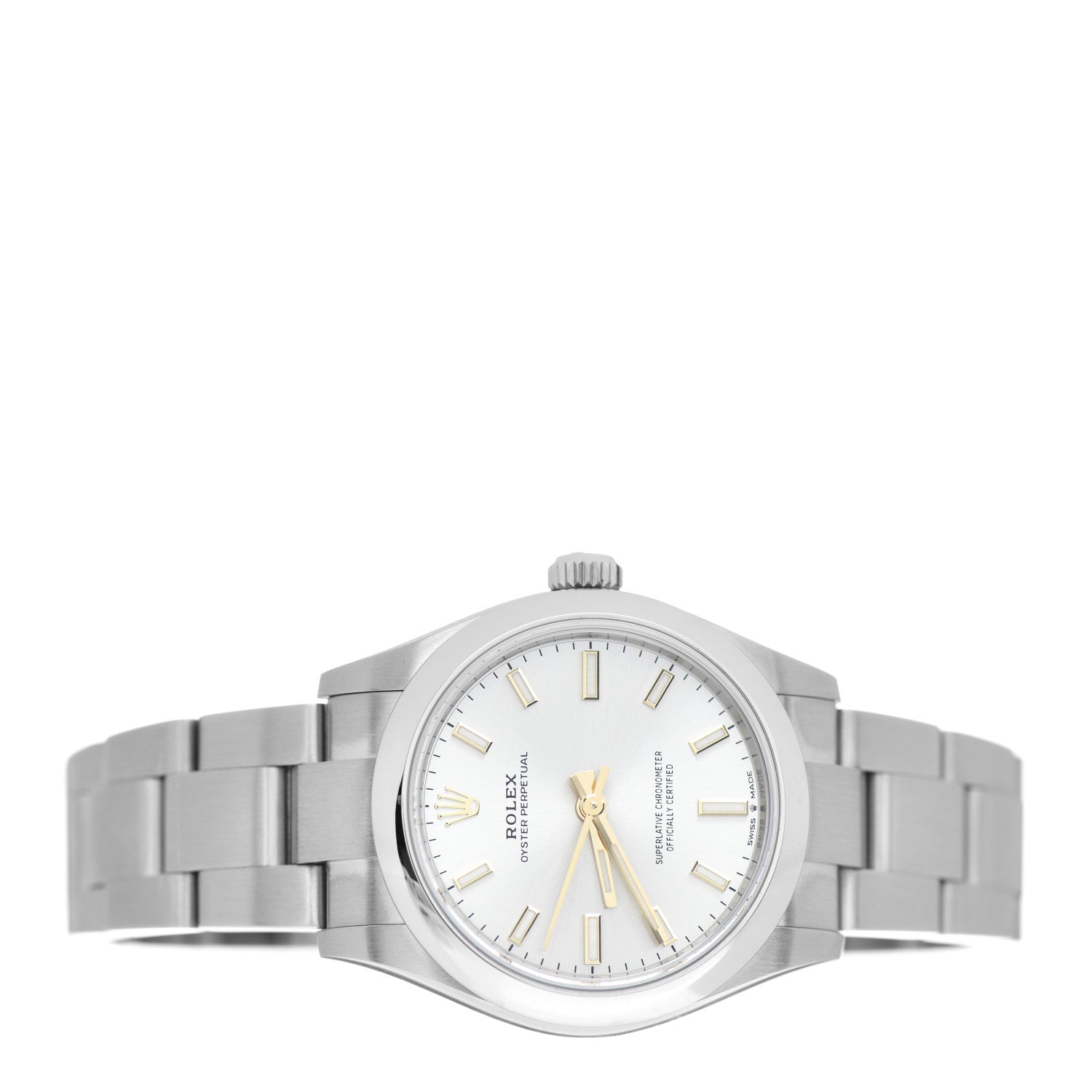 Rolex Stainless Steel 31mm Oyster Perpetual Watch Silver 277200 2 of 4