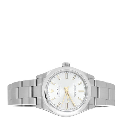 Rolex Stainless Steel 31mm Oyster Perpetual Watch Silver 277200 2 of 4