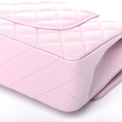 Chanel Caviar Quilted Medium Double Flap Light Pink 12 of 14
