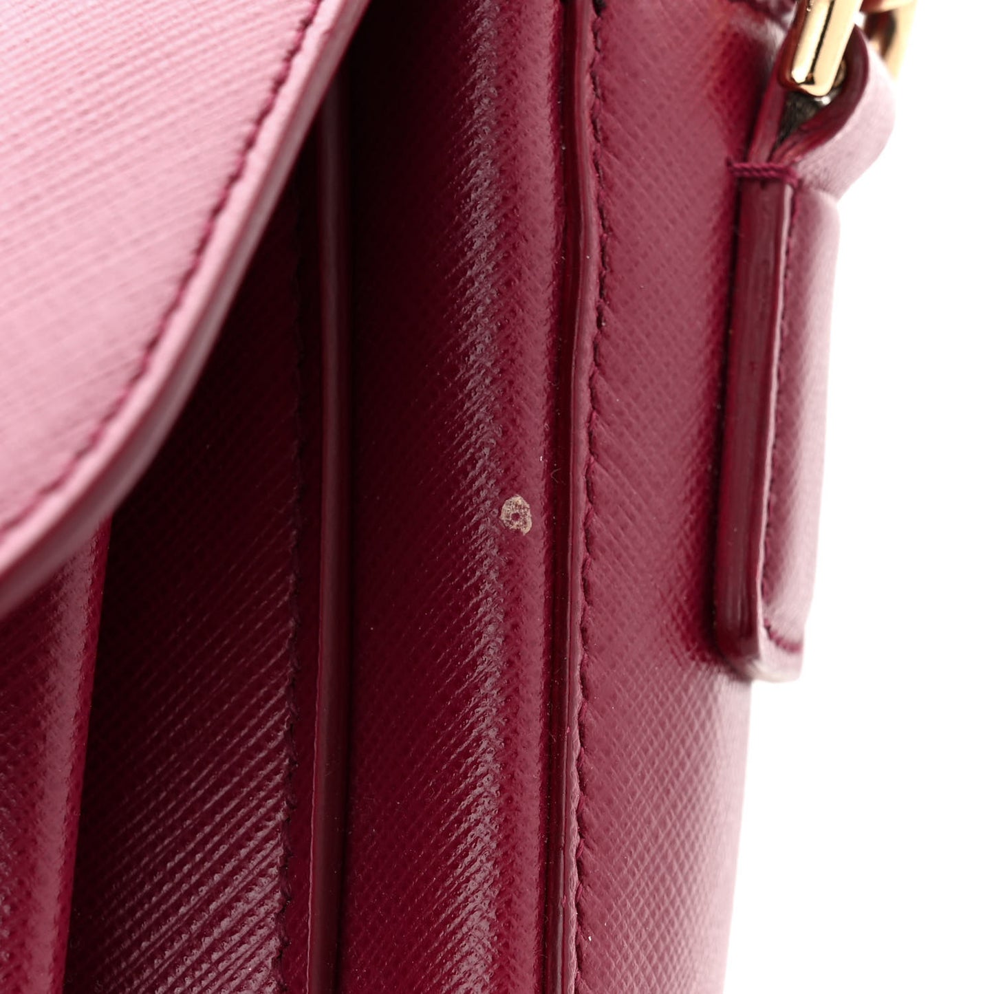 Saffiano Sandrine Shoulder Bag Wine