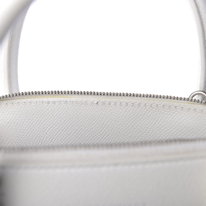 Balenciaga Signature Grained Calfskin Logo S Ville Top Handle Bag White Black 11 of 11
