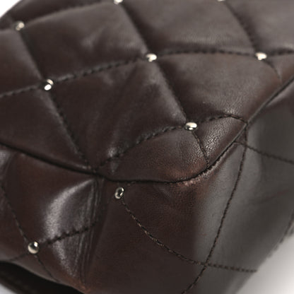 Chanel Lambskin Studded Medium Flap Brown 12 of 12