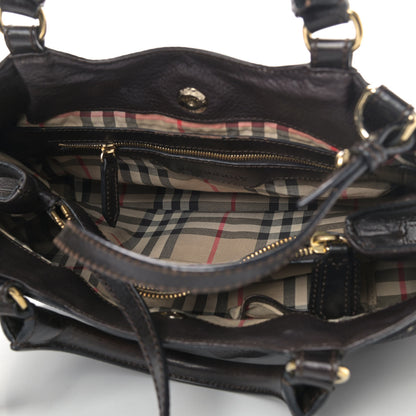 Burberry Grainy Calfskin Shoulder Bag Dark Chocolate 4 of 7