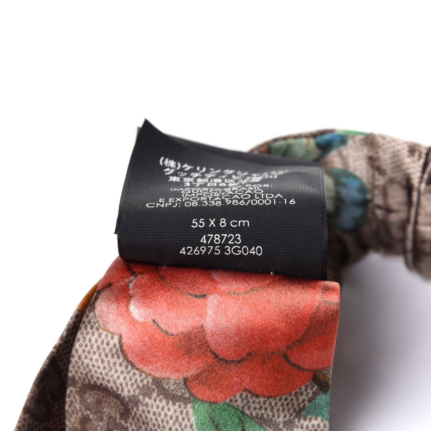 Silk Monogram Tian Print Tiana Duchesse Headband