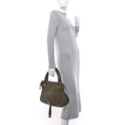 Chloe Calfskin Medium Marcie Satchel Baobab Green 2 of 10