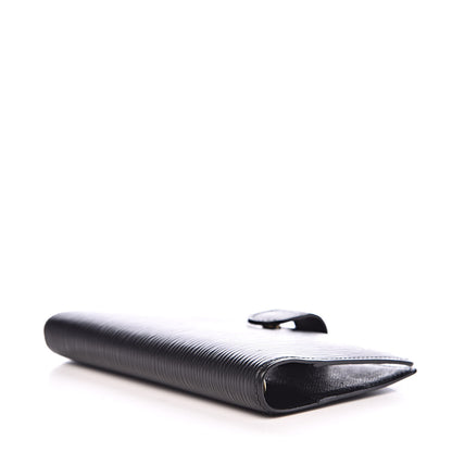 Louis Vuitton Epi Small Ring Agenda Cover Black 4 of 9