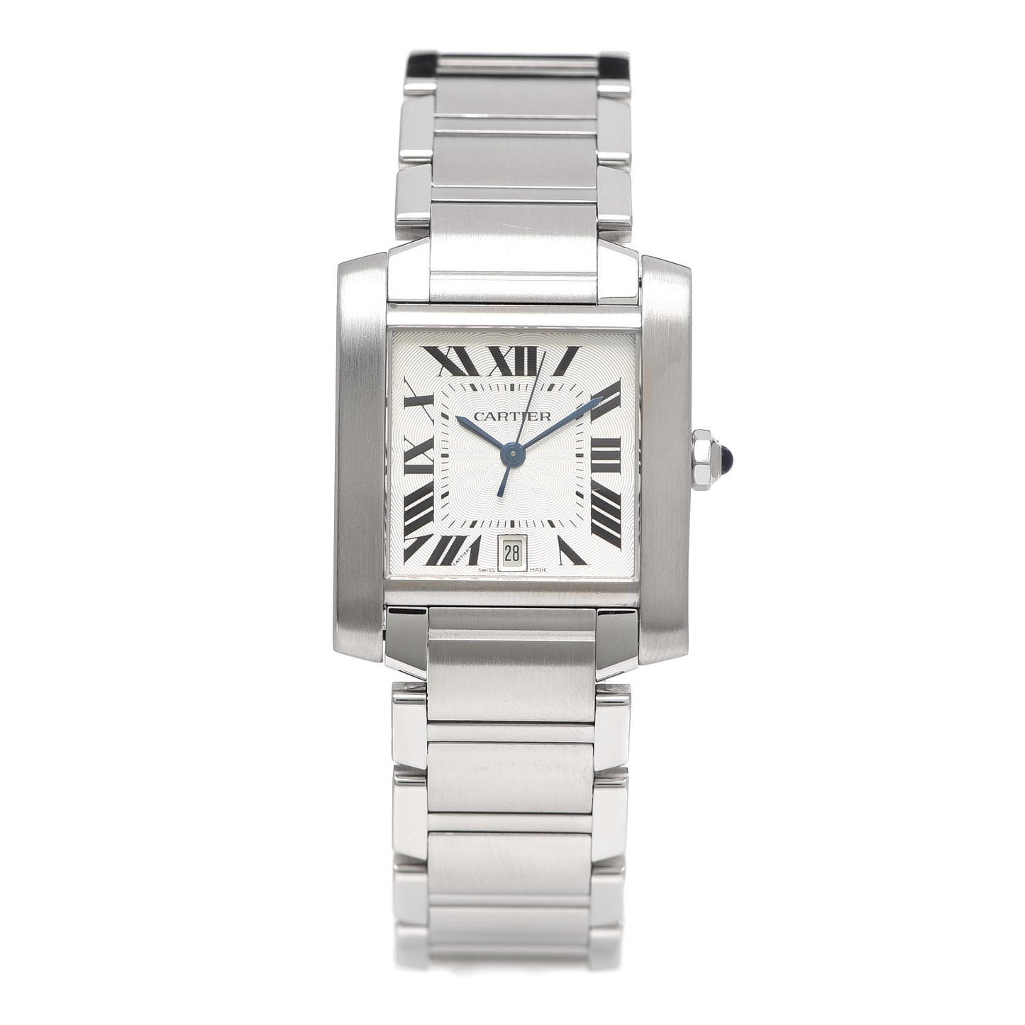 Stainless Steel 28mm Tank Francaise Automatic Watch