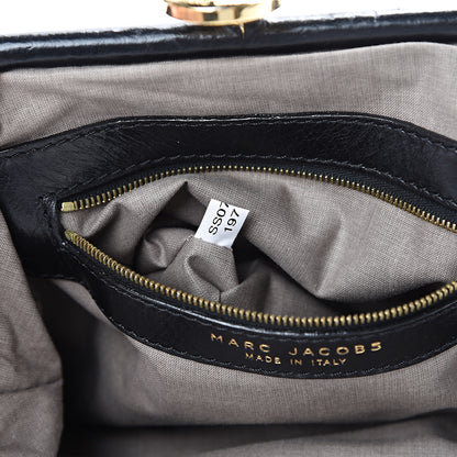 Marc Jacobs Calfskin Patchwork Little Stam Black 6 of 9