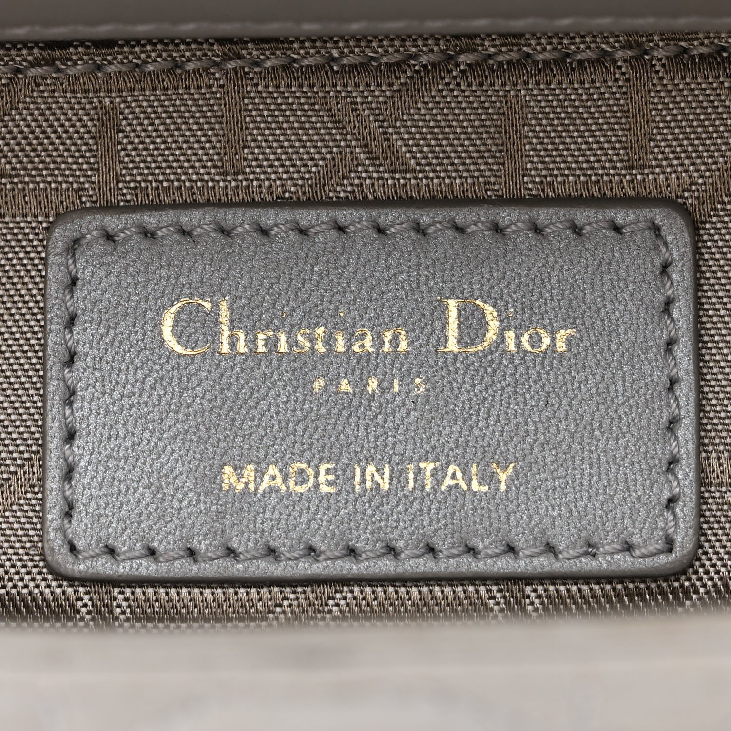 Christian Dior Lambskin Cannage Mini Lady Dior Grey 6 of 17