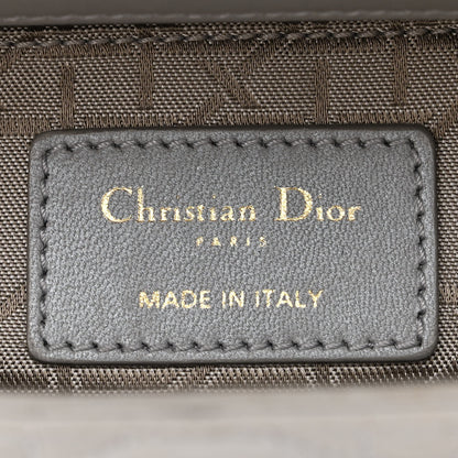 Christian Dior Lambskin Cannage Mini Lady Dior Grey 6 of 17