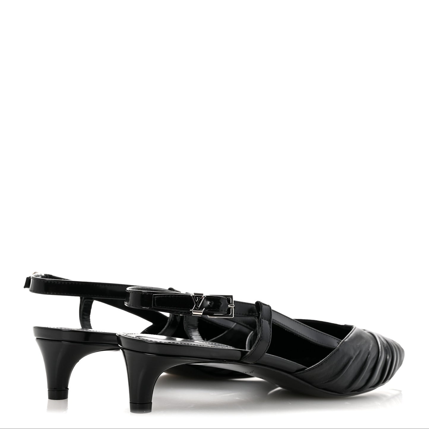 Calfskin Allure D'Orsay Slingback Pump 37.5 Black