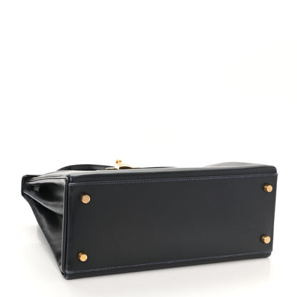 Hermes Box Kelly Retourne 28 Indigo 4 of 20